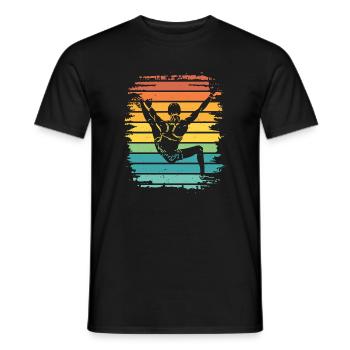 Boulderer Boulder Bouldern - Männer T-Shirt - Schwarz - Vorne - AI Model Male 178 light (178cm)