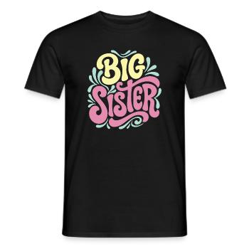 Big Sister Celebration - Men's T-Shirt - black - Front - AI Model Male 178 light (178cm)