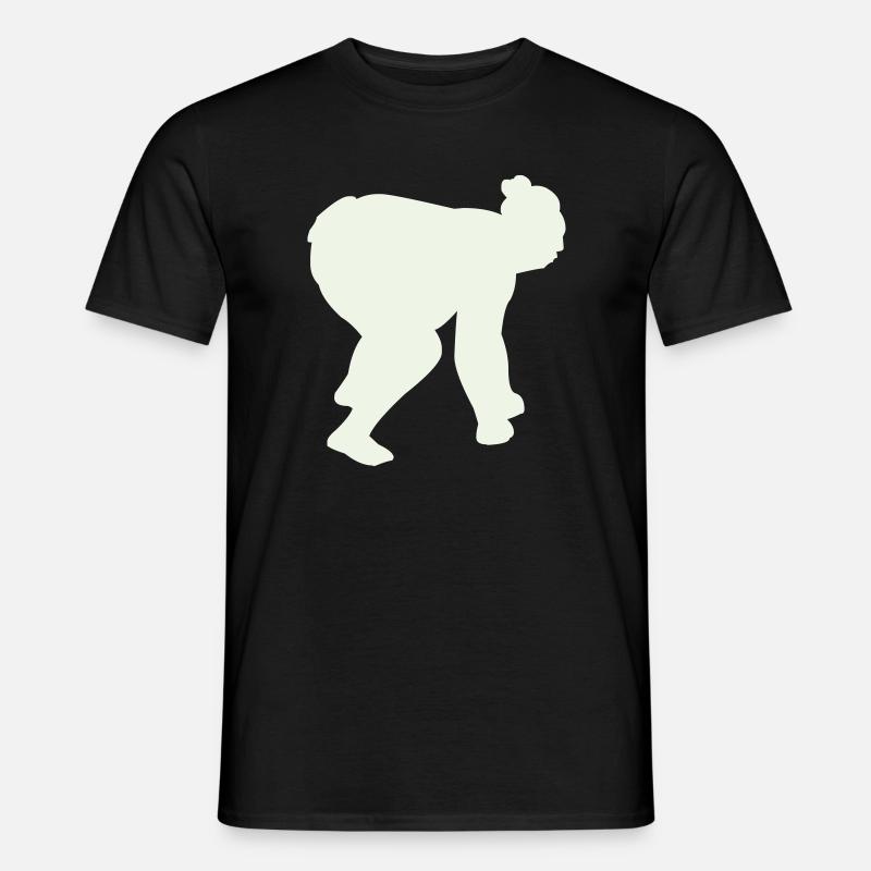 sumo - Männer T-Shirt - Schwarz