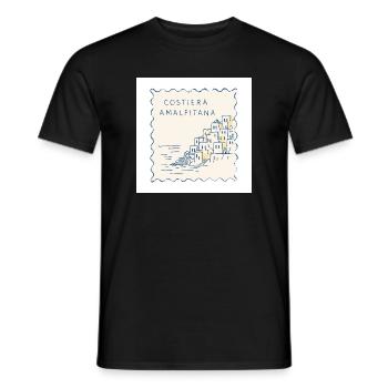 Costiera Amalfitana Küstenzauber - Männer T-Shirt - Schwarz - Vorne - AI Model Male 178 light (178cm)