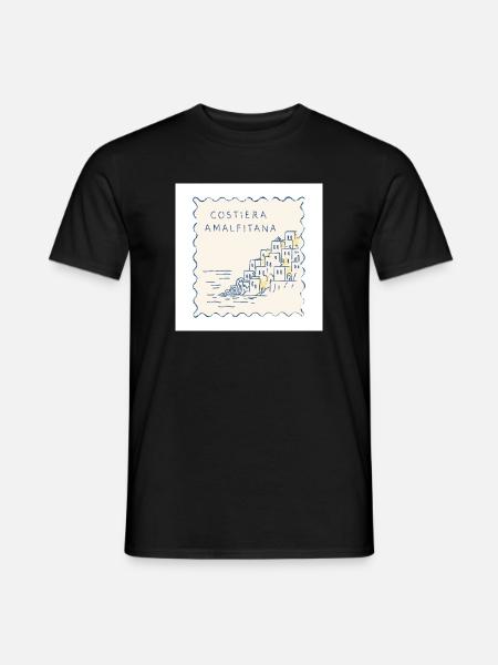 Costiera Amalfitana Küstenzauber - Männer T-Shirt - Schwarz
