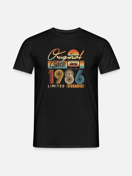 40e anniversaire, 40 ans - T-shirt homme - noir