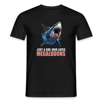 Megalodons Megalodon - Men's T-Shirt - black - Front - AI Model Male 178 light (178cm)