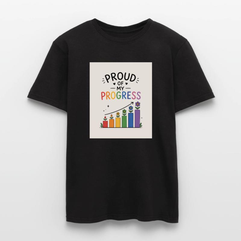 Fier de mes progrès T-shirt homme
