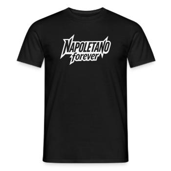 Napoletano Forever - Napoli Logodesign - Männer T-Shirt - Schwarz - Vorne - AI Model Male 178 light (178cm)