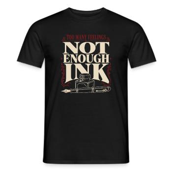 Poetcore Poète Poésie Dark Academia Gift - T-shirt homme - noir - Devant - AI Model Male 178 light (178cm)