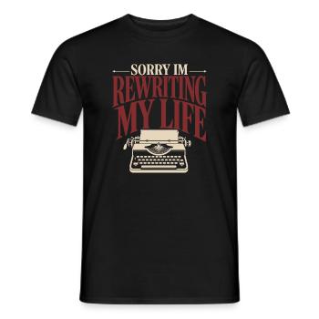 Poetcore Poète Poésie Dark Academia Gift - T-shirt homme - noir - Devant - AI Model Male 178 light (178cm)