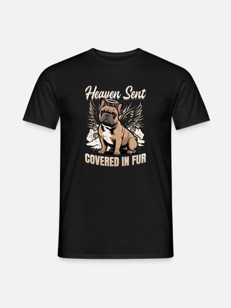French Bulldog Frenchie Dog Breed - Men's T-Shirt - black