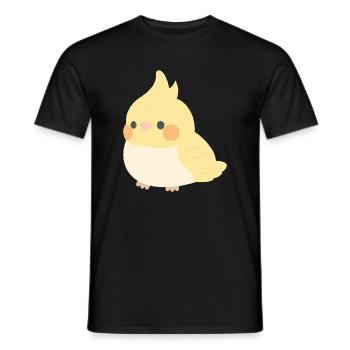 Cockatiel - Men's T-Shirt - black - Front - AI Model Male 178 light (178cm)