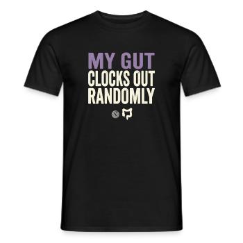 Crohn's disease, Crohn's disease, Ibd-krieger - Men's T-Shirt - black - Front - AI Model Male 178 light (178cm)