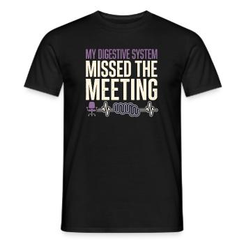Crohn's disease, Crohn's disease, Ibd-krieger - Men's T-Shirt - black - Front - AI Model Male 178 light (178cm)