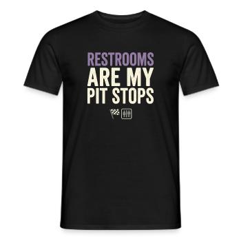 Crohn's disease, Crohn's disease, Ibd-krieger - Men's T-Shirt - black - Front - AI Model Male 178 light (178cm)