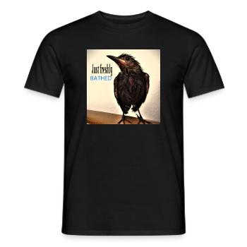Je viens juste de me baigner - T-shirt homme - noir - Devant - AI Model Male 178 light (178cm)