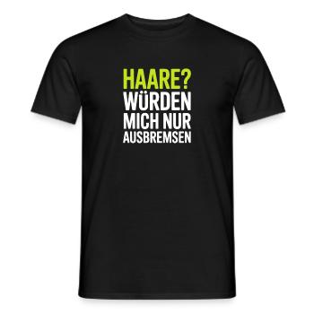 Glatze Glatzenträger Glatzkopf Geschenk - Männer T-Shirt - Schwarz - Vorne - AI Model Male 178 light (178cm)