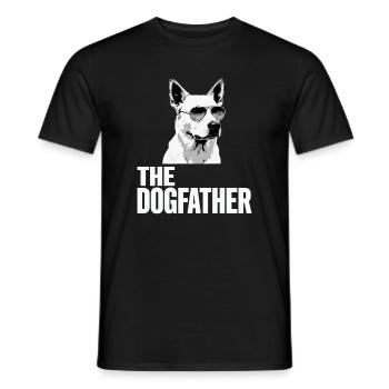 German Shepherd The Dog Father Dog Owner Owner - Men's T-Shirt - black - Front - AI Model Male 178 light (178cm)