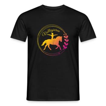 Terrains de voûte – Cadeau pour les Vaulters - T-shirt homme - noir - Devant - AI Model Male 178 light (178cm)
