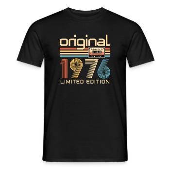 50e anniversaire, 50 ans - T-shirt homme - noir - Devant - AI Model Male 178 light (178cm)