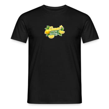 Sauer macht Lustig Zitronen - Männer T-Shirt - Schwarz - Vorne - AI Model Male 178 light (178cm)