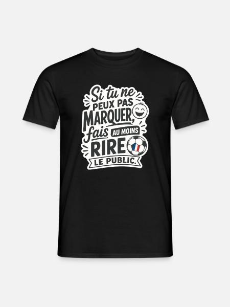 Humour du Foot - Männer T-Shirt - Schwarz