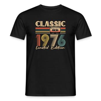 50e anniversaire, 50 ans - T-shirt homme - noir - Devant - AI Model Male 178 light (178cm)