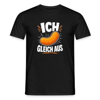 Ich flip Gleich Aus  Spaß - Männer T-Shirt - Schwarz - Vorne - AI Model Male 178 light (178cm)