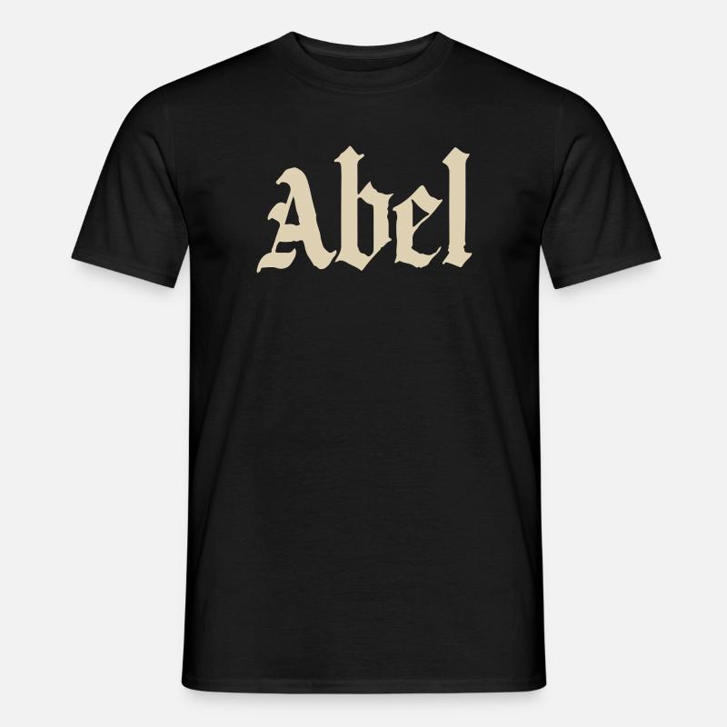 Abel Gothic Script - Männer T-Shirt - Schwarz