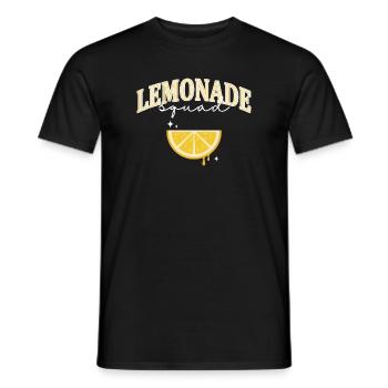 Lemonade Squad Zitrone Sommer Limonade - Männer T-Shirt - Schwarz - Vorne - AI Model Male 178 light (178cm)