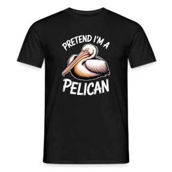 Pelikane Sprüche Vögel Lustiges Pelikane Geschenk  - Männer T-Shirt - Schwarz - Vorne - AI Model Male 178 light (178cm)