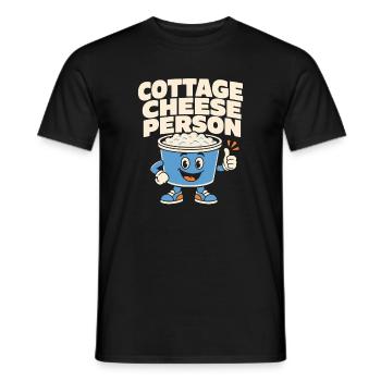 Proteinreiches Snack-geschenk Für Feinschmecker - Männer T-Shirt - Schwarz - Vorne - AI Model Male 178 light (178cm)