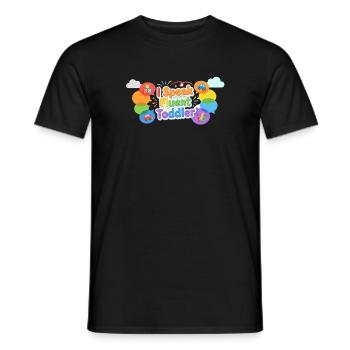 Je parle couramment tout-petit - T-shirt homme - noir - Devant - AI Model Male 178 light (178cm)
