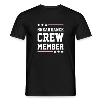 Équipe de breakdance - T-shirt homme - noir - Devant - AI Model Male 178 light (178cm)