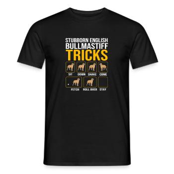 Bullmastiff Dog - Men's T-Shirt - black - Front - AI Model Male 178 light (178cm)