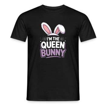 Königin der Bunny Hasen - Männer T-Shirt - Schwarz - Vorne - AI Model Male 178 light (178cm)