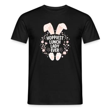 Hoppigste Lunchlady - Männer T-Shirt - Schwarz - Vorne - AI Model Male 178 light (178cm)