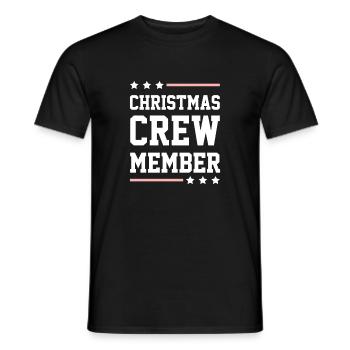 Christmas Crew - Men's T-Shirt - black - Front - AI Model Male 178 light (178cm)