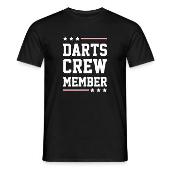 Équipe de fléchettes - T-shirt homme - noir - Devant - AI Model Male 178 light (178cm)