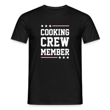 Cooking Crew - Männer T-Shirt - Schwarz - Vorne - AI Model Male 178 light (178cm)