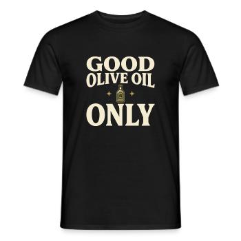 Olive Girl Martini Olive Méditerranée - T-shirt homme - noir - Devant - AI Model Male 178 light (178cm)