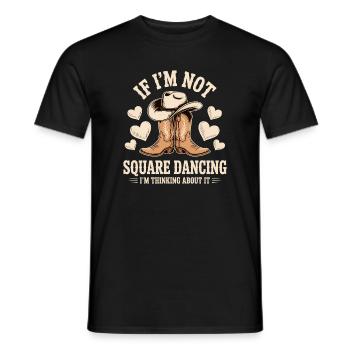 Square Dancing Square Dancer Geschenk - Männer T-Shirt - Schwarz - Vorne - AI Model Male 178 light (178cm)