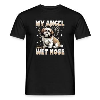 Shih Tzu Dog Breed - Männer T-Shirt - Schwarz - Vorne - AI Model Male 178 light (178cm)