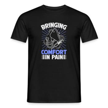Anesthésie Anesthésie Comfort In Pain - T-shirt homme - noir - Devant - AI Model Male 178 light (178cm)