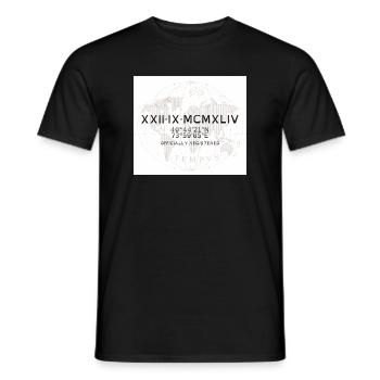 Tempos Coordonnées NYC 1944 - T-shirt homme - noir - Devant - AI Model Male 178 light (178cm)