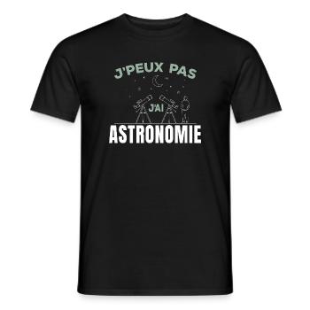 T-shirt J'peux pas j'ai personnalisé - T-shirt homme - noir - Devant - AI Model Male 178 light (178cm)