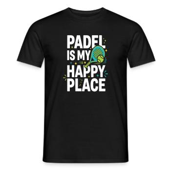 Padel-mädchen Padel-spieler Padel-tennis-geschenk - Männer T-Shirt - Schwarz - Vorne - AI Model Male 178 light (178cm)