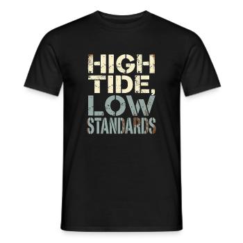 Conception des marins - T-shirt homme - noir - Devant - AI Model Male 178 light (178cm)