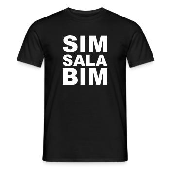 SIMSALABIM - einfach zauberhaft (white) - Männer T-Shirt - Schwarz - Vorne - AI Model Male 178 light (178cm)