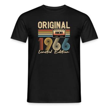 60e anniversaire, 60 ans - T-shirt homme - noir - Devant - AI Model Male 178 light (178cm)