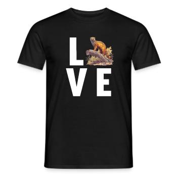 La mangouste de la mangouste - T-shirt homme - noir - Devant - AI Model Male 178 light (178cm)
