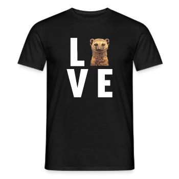 La mangouste de la mangouste - T-shirt homme - noir - Devant - AI Model Male 178 light (178cm)