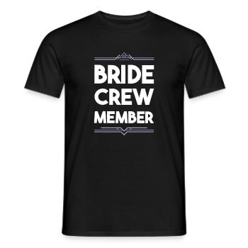Équipage de la mariée - T-shirt homme - noir - Devant - AI Model Male 178 light (178cm)